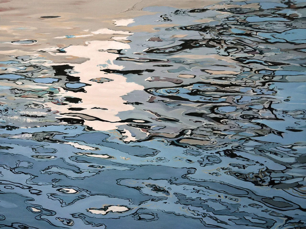 Untitled, 2016, oil on canvas — painting by Luis Alberto Saldaña