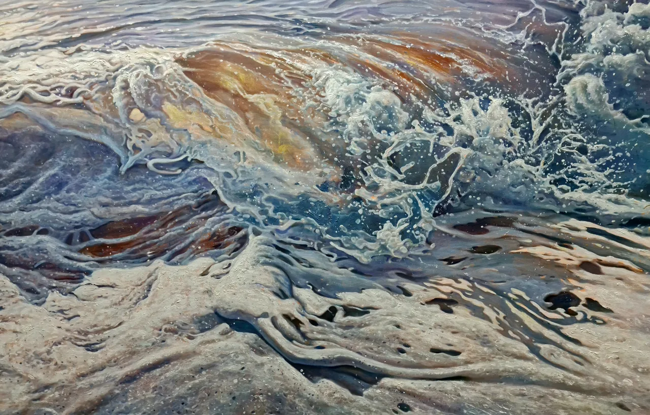 Untitled, 2025, oil on canvas — painting by Luis Alberto Saldaña