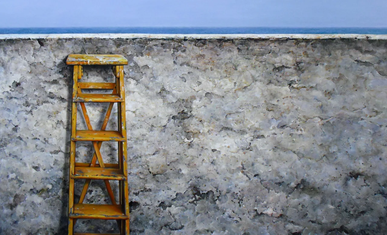 The Other Side, 2014–2015, oil on canvas — painting by Luis Alberto Saldaña