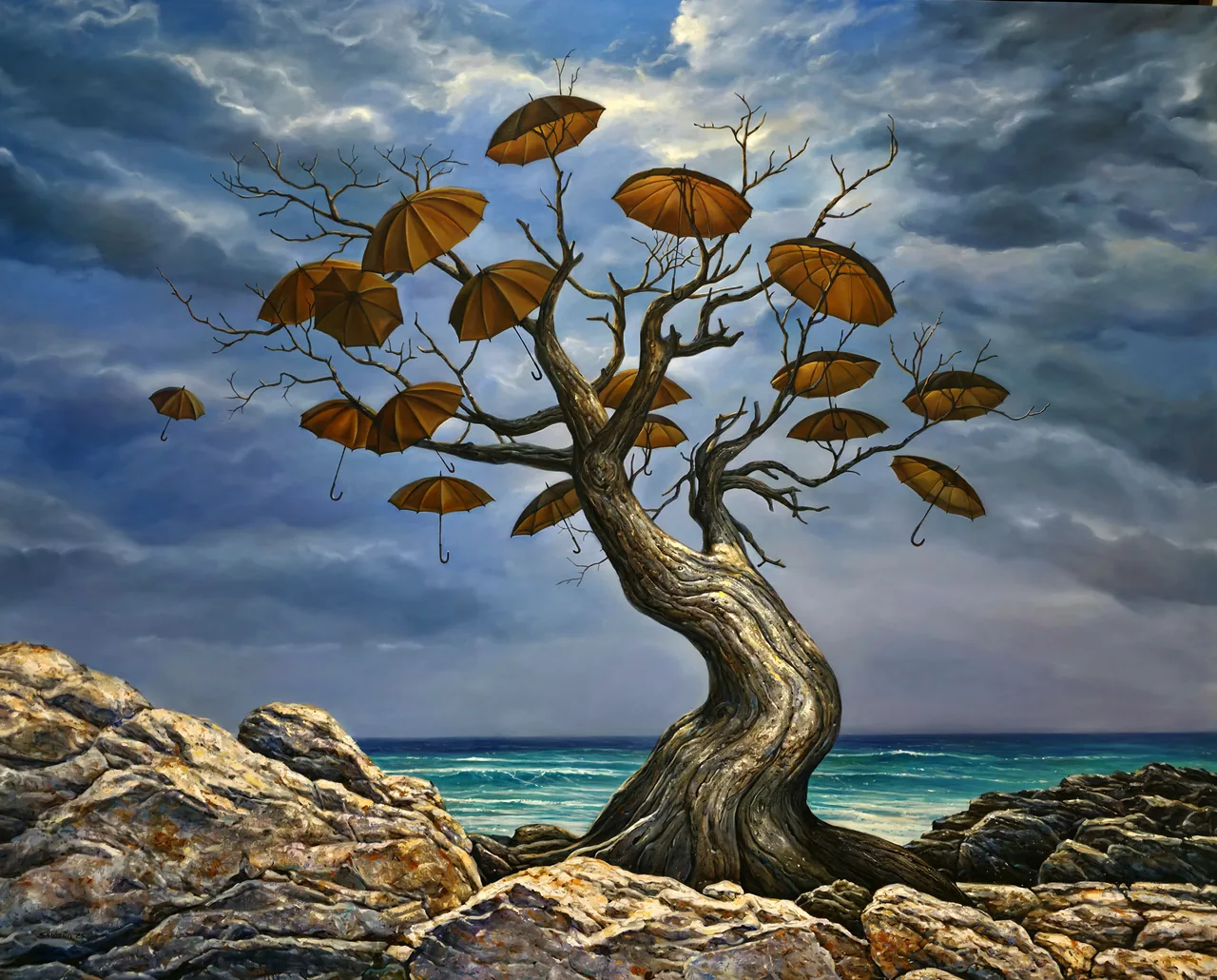 Autumn, 2025, oil on canvas — painting by Luis Alberto Saldaña