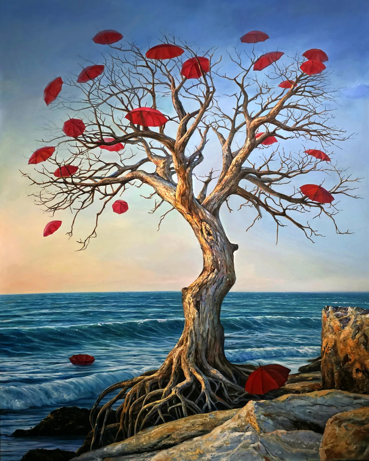Untitled, 2025, oil on canvas — painting by Luis Alberto Saldaña