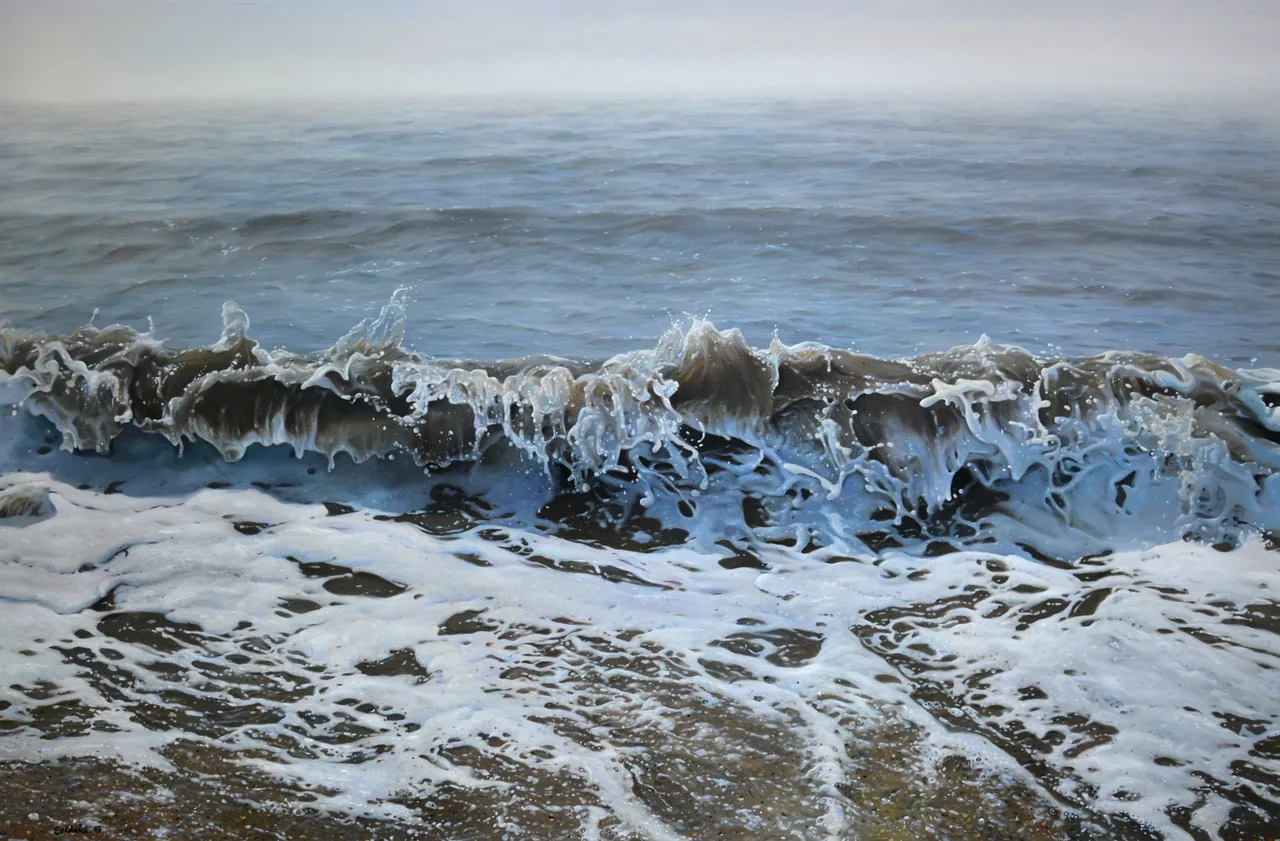 Untitled, 2018, oil on canvas — painting by Luis Alberto Saldaña