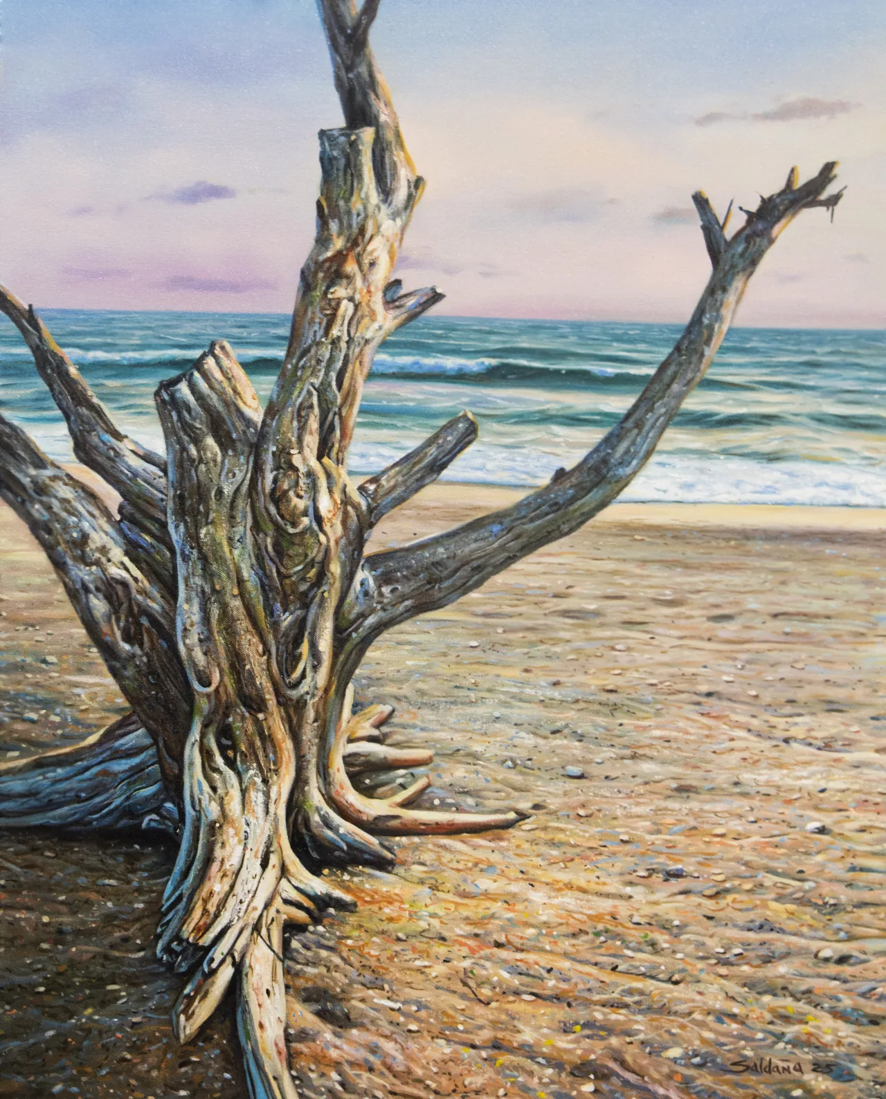 Untitled, 2025, oil on canvas — painting by Luis Alberto Saldaña