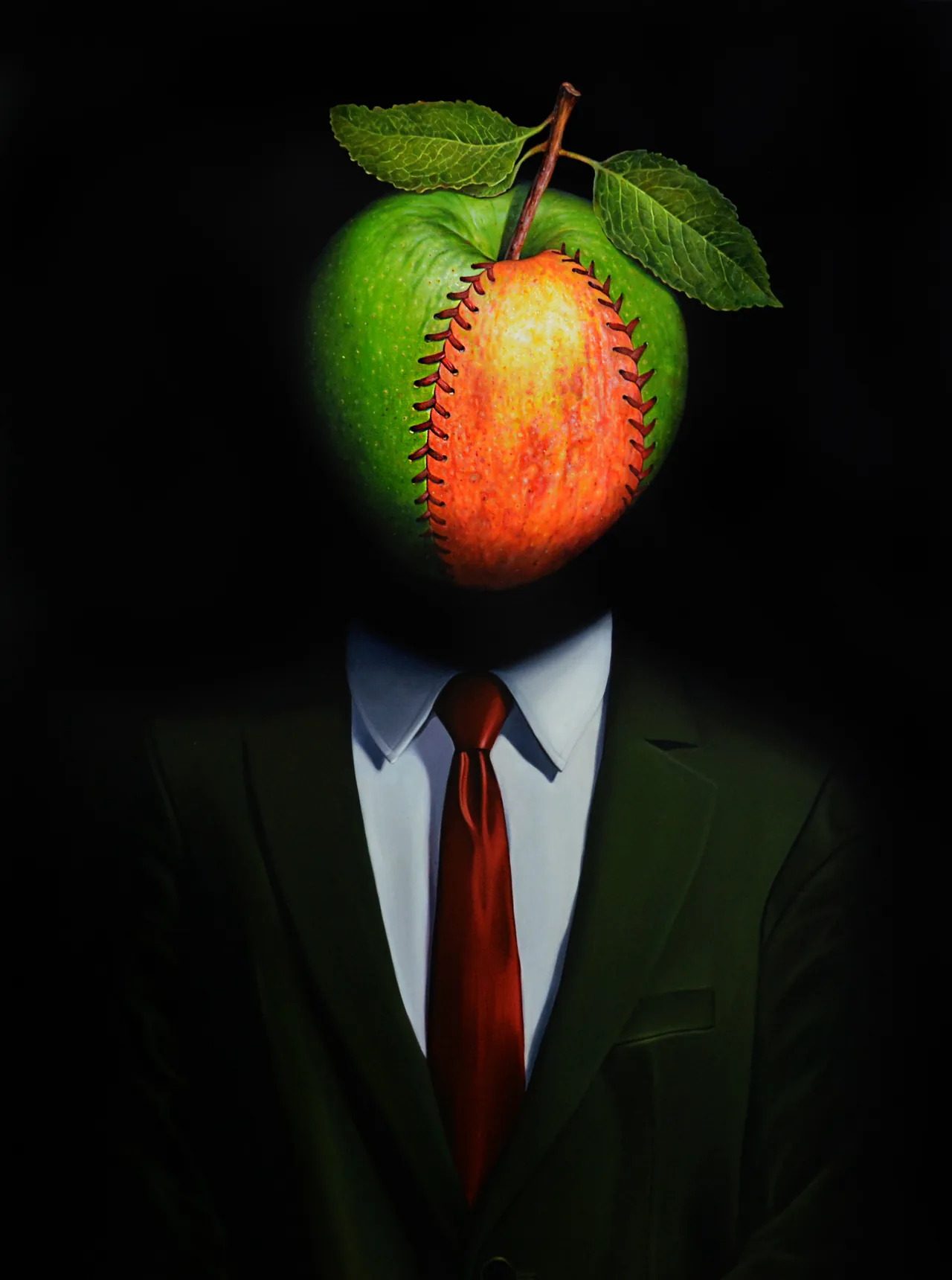 Untitled, 2018–2020, oil on canvas — painting by Luis Alberto Saldaña