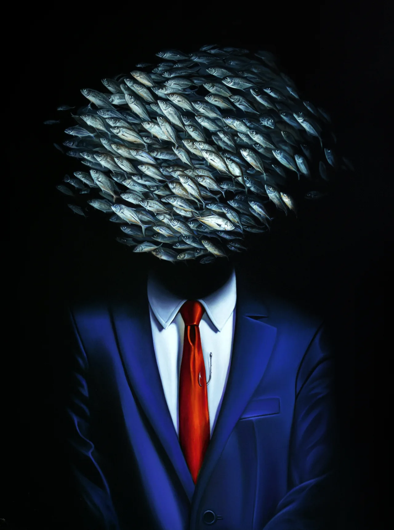 Untitled, 2018–2020, oil on canvas — painting by Luis Alberto Saldaña