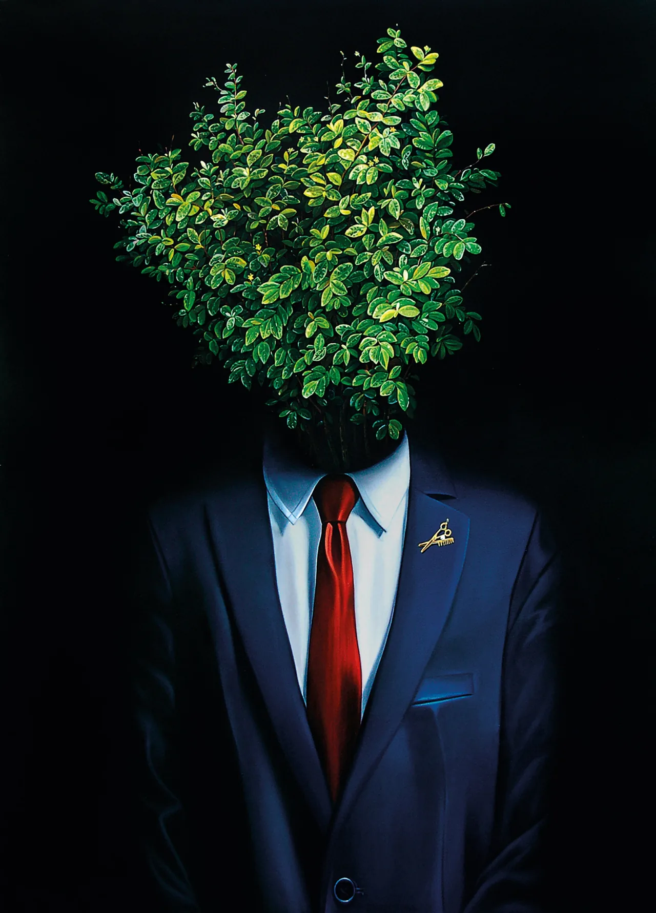 Untitled, 2018–2020, oil on canvas — painting by Luis Alberto Saldaña