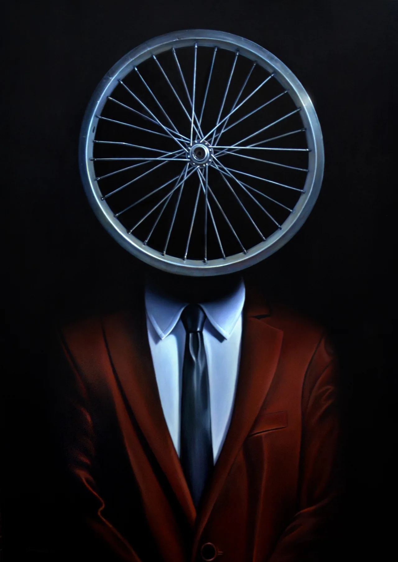 Untitled, 2018–2020, oil on canvas — painting by Luis Alberto Saldaña