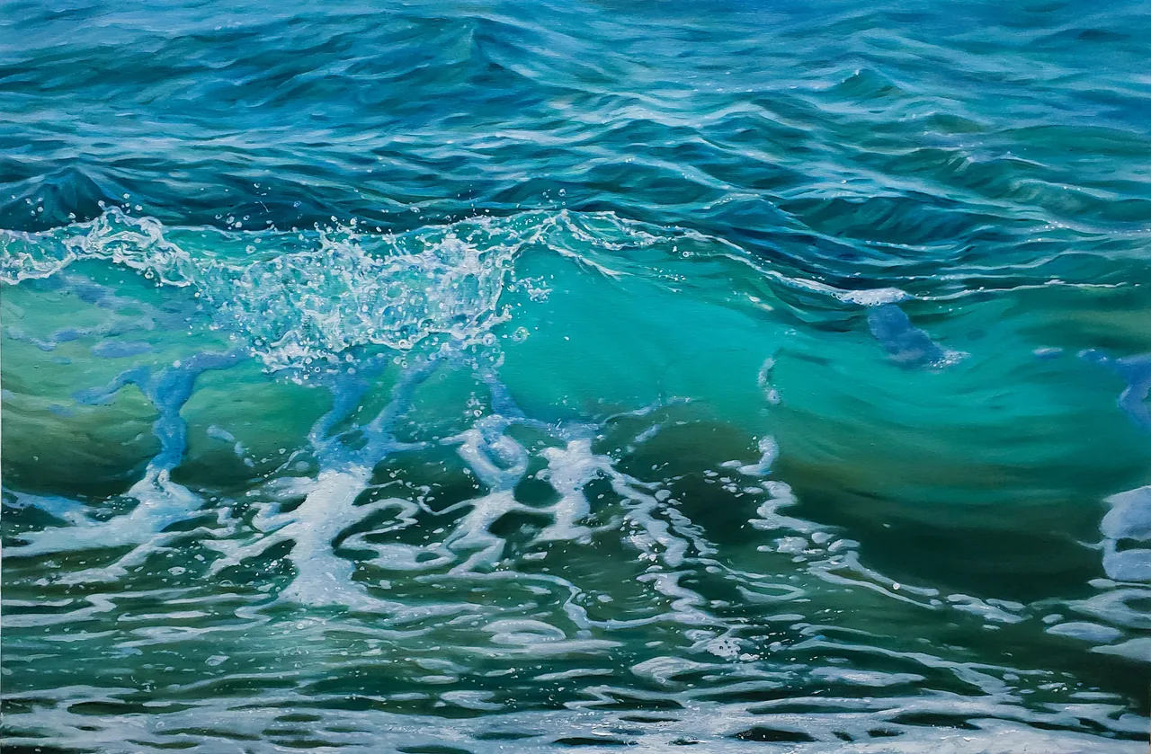 Untitled, 2022, oil on canvas — painting by Luis Alberto Saldaña