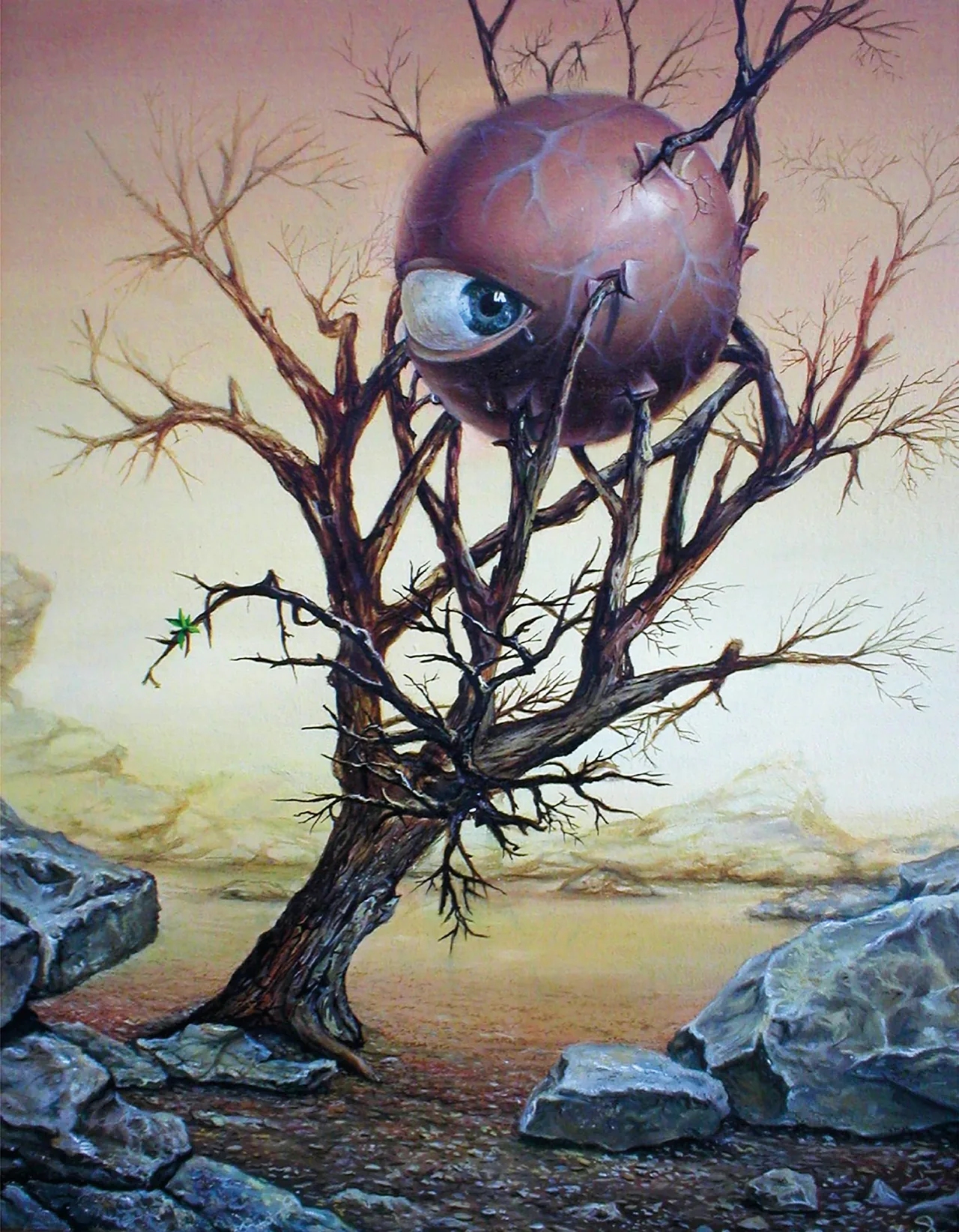 Testigo ocular, 2004, óleo sobre lienzo — pintura de Luis Alberto Saldaña