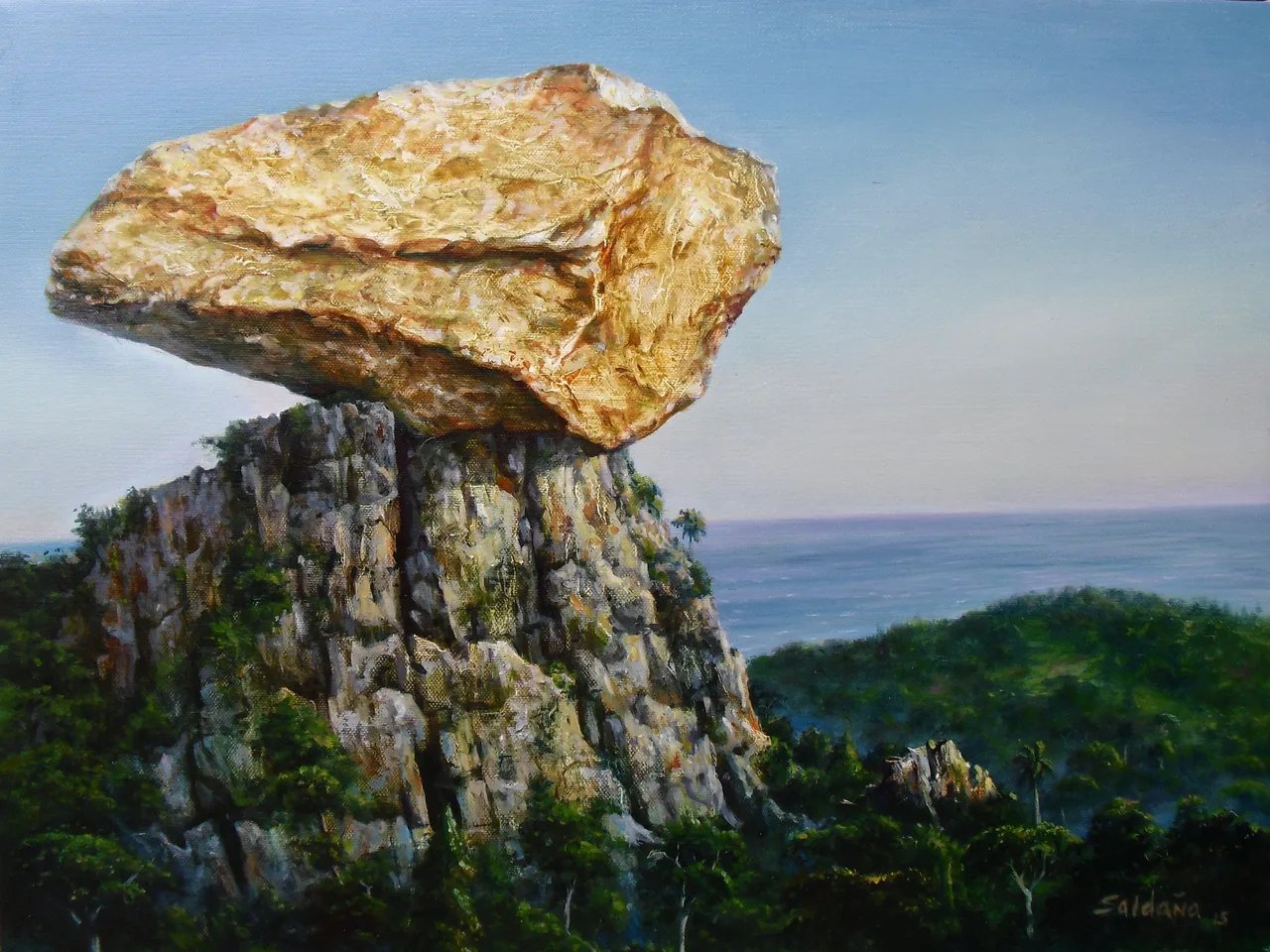 Untitled, 2015–2016, oil on canvas — painting by Luis Alberto Saldaña