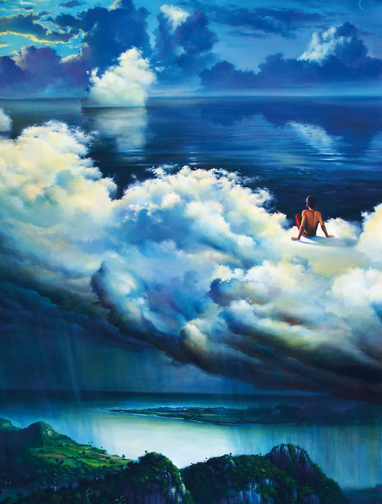 No Man's Land, 2008–2011, oil on canvas — painting by Luis Alberto Saldaña