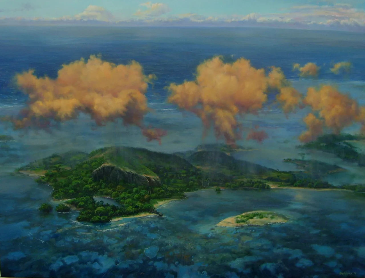 Untitled, 2008–2011, oil on canvas — painting by Luis Alberto Saldaña