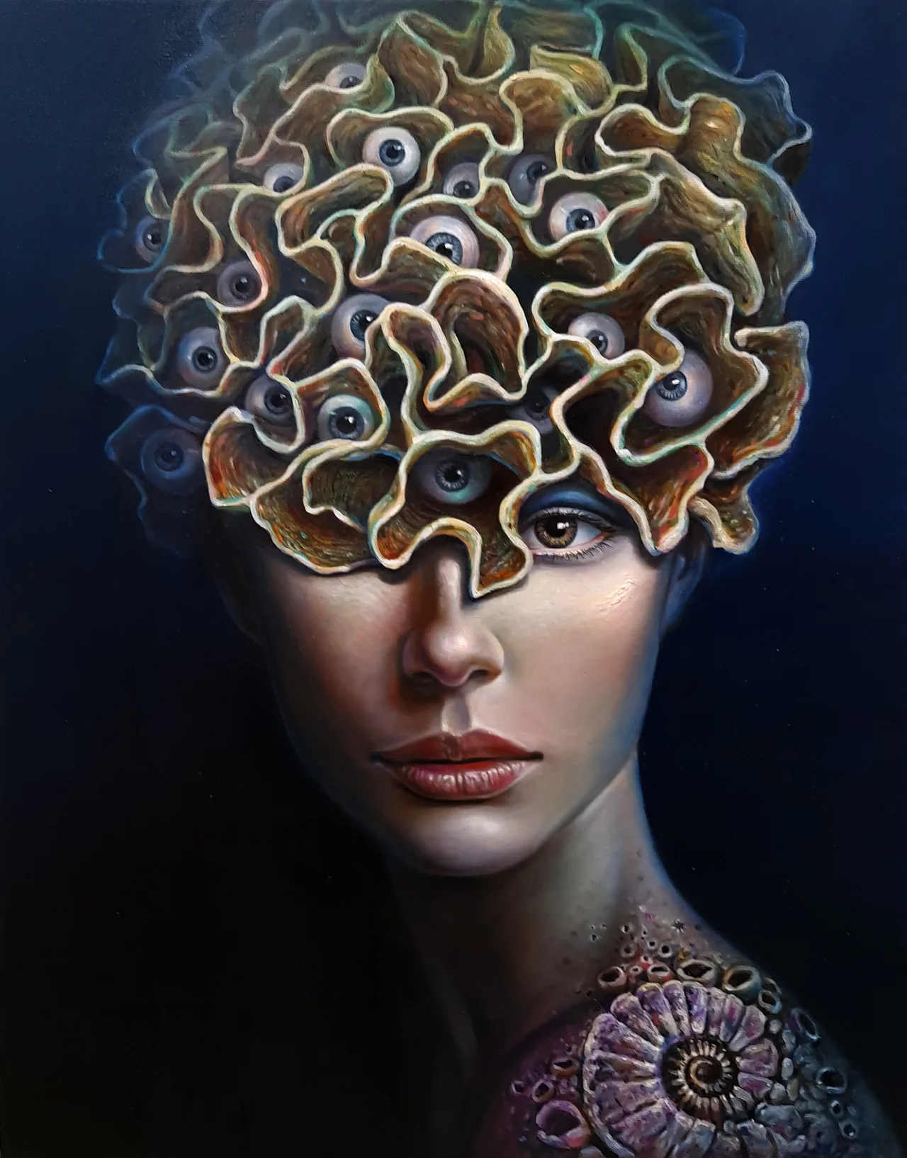 Untitled, 2023, oil on canvas — painting by Luis Alberto Saldaña